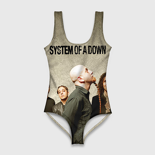 Женский купальник-боди System of a Down / 3D-принт – фото 1