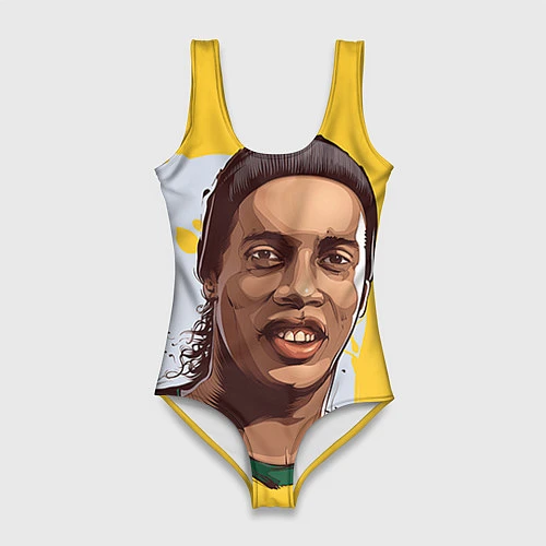 Женский купальник-боди Ronaldinho Art / 3D-принт – фото 1