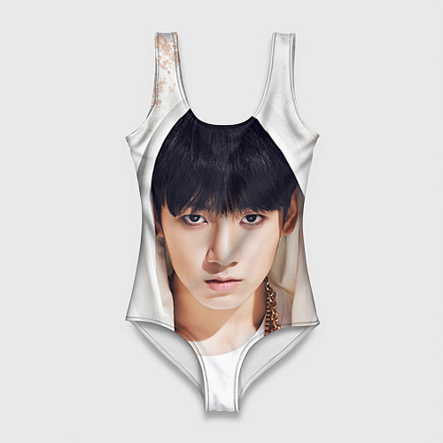 Женский купальник-боди Jeon Jung Kook / 3D-принт – фото 1