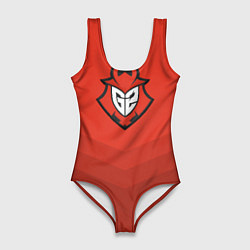 Купальник-боди 3D женский G2 eSports Uniform, цвет: 3D-принт