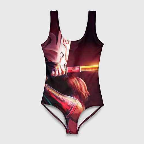 Женский купальник-боди Juggernaut / 3D-принт – фото 1