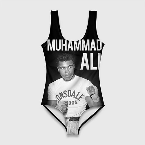Женский купальник-боди Muhammad Ali / 3D-принт – фото 1