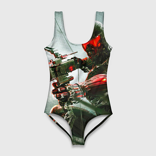Женский купальник-боди Сrysis / 3D-принт – фото 1