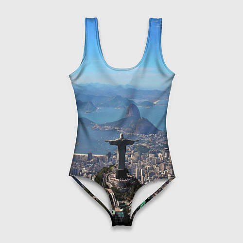 Женский купальник-боди Рио-де-Жанейро / 3D-принт – фото 1