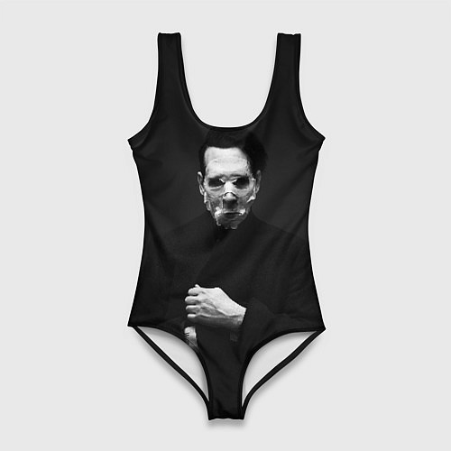 Женский купальник-боди Marilyn Manson / 3D-принт – фото 1