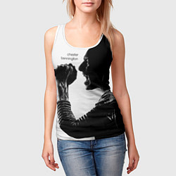 Майка-безрукавка женская Bennington Rock, цвет: 3D-белый — фото 2