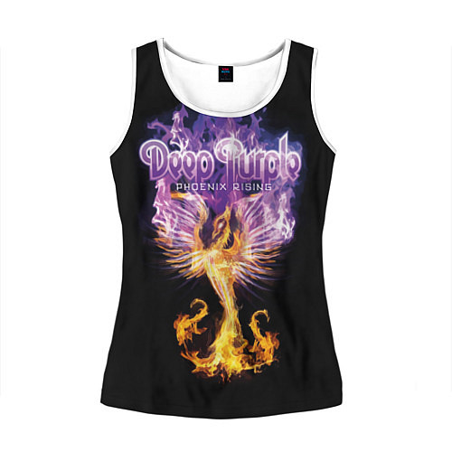 Женская майка без рукавов Deep Purple: Phoenix Rising / 3D-Белый – фото 1