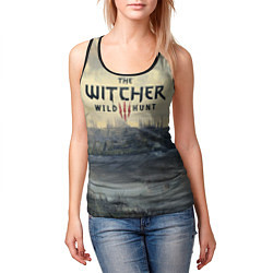 Майка-безрукавка женская The Witcher 3: Wild Hunt, цвет: 3D-черный — фото 2