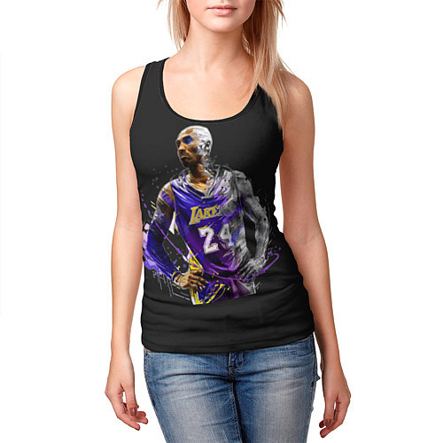 Женская майка без рукавов Kobe Bryant / 3D-Черный – фото 3