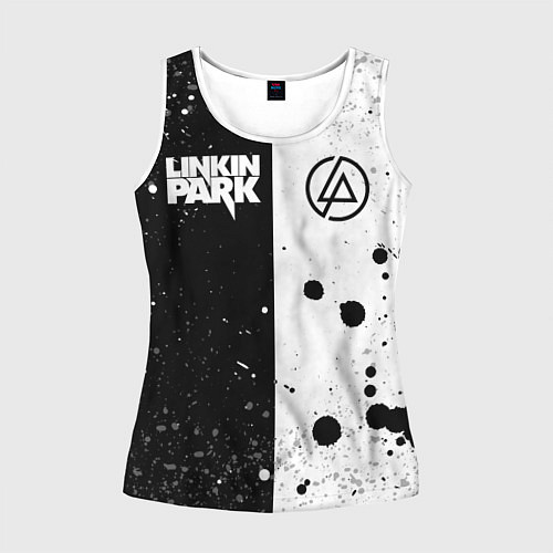 Женская майка без рукавов LINKIN PARK / 3D-Белый – фото 1