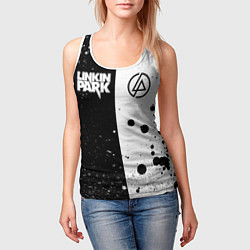 Майка-безрукавка женская LINKIN PARK, цвет: 3D-белый — фото 2