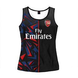 Майка-безрукавка женская ARSENAL UNIFORM 2020, цвет: 3D-черный