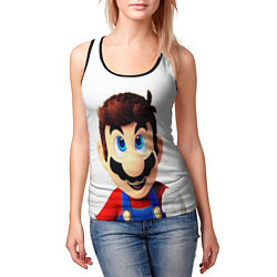 Майка-безрукавка женская Mario, цвет: 3D-черный — фото 2