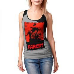 Майка-безрукавка женская FARCRY, цвет: 3D-черный — фото 2