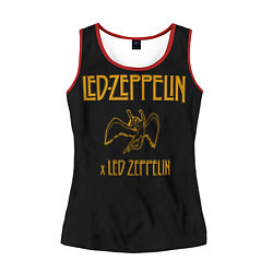 Майка-безрукавка женская Led Zeppelin x Led Zeppelin, цвет: 3D-красный