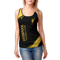 Майка-безрукавка женская Liverpool fc ливерпуль фс, цвет: 3D-черный — фото 2