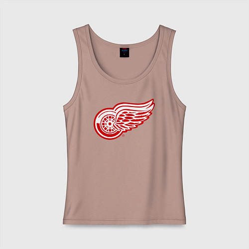 Женская майка Detroit Red Wings / Пыльно-розовый – фото 1
