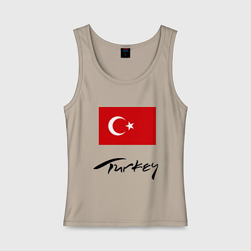 Женская майка Turkey / Миндальный – фото 1
