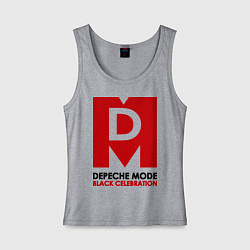Майка женская хлопок Depeche Mode: Black Celebration, цвет: меланж