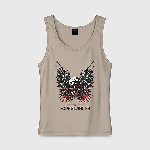 Женская майка Expendables: Choose tour weapon / Миндальный – фото 1