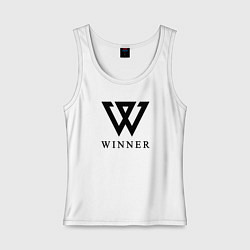 Майка женская хлопок Winner White, цвет: белый