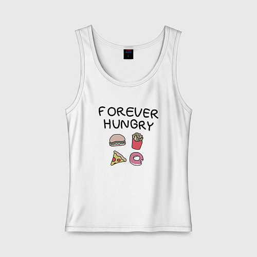 Женская майка Forever Hungry / Белый – фото 1