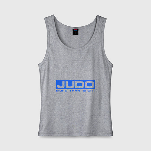 Женская майка Judo: More than sport / Меланж – фото 1