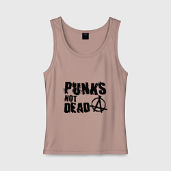 Женская майка Punks not dead