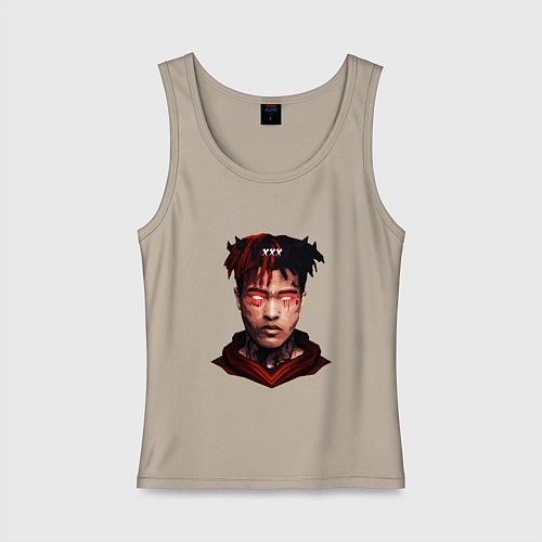 Женская майка XXXtentacion: Evil Demon / Миндальный – фото 1