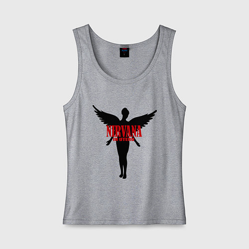 Женская майка Nirvana: In Utero / Меланж – фото 1