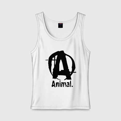 Женская майка Animal Logo / Белый – фото 1