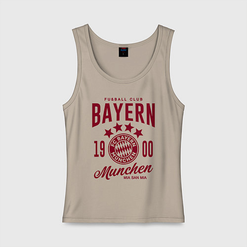 Женская майка Bayern Munchen 1900 / Миндальный – фото 1