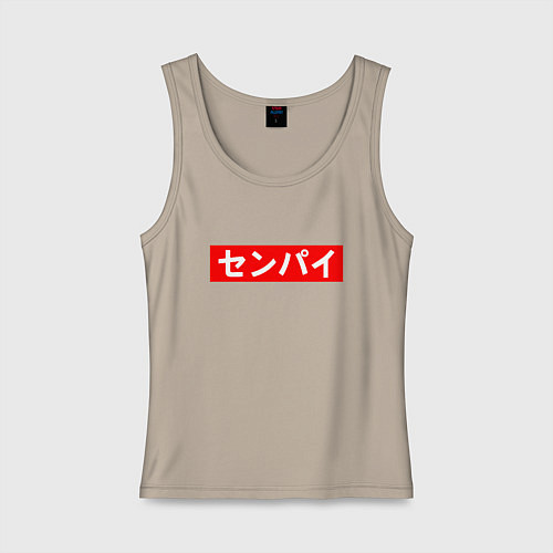 Женская майка SENPAI / Миндальный – фото 1