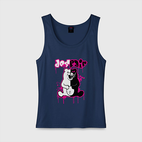 Женская майка MONOKUMA / Тёмно-синий – фото 1