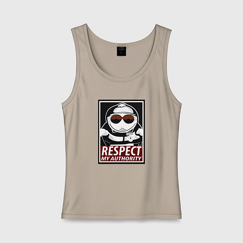 Женская майка ЮЖНЫЙ ПАРК / Миндальный – фото 1