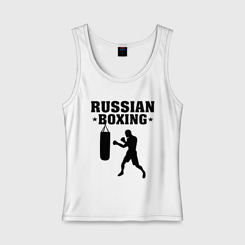 Женская майка Russian Boxing / Белый – фото 1