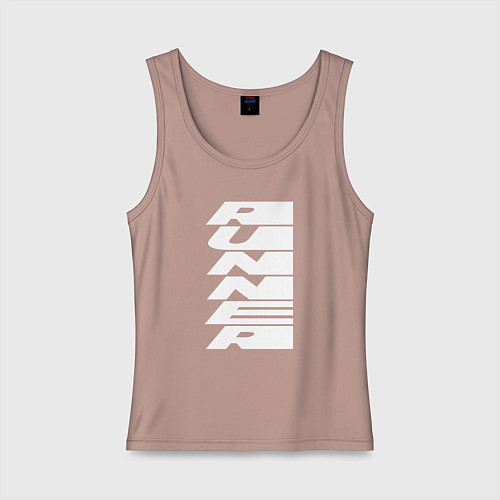 Женская майка Runner / Пыльно-розовый – фото 1