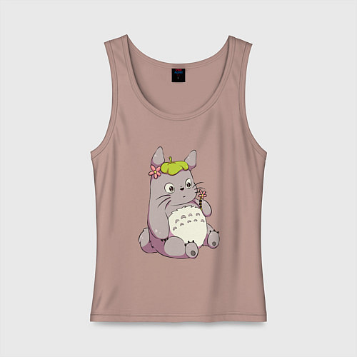 Женская майка Little Totoro / Пыльно-розовый – фото 1