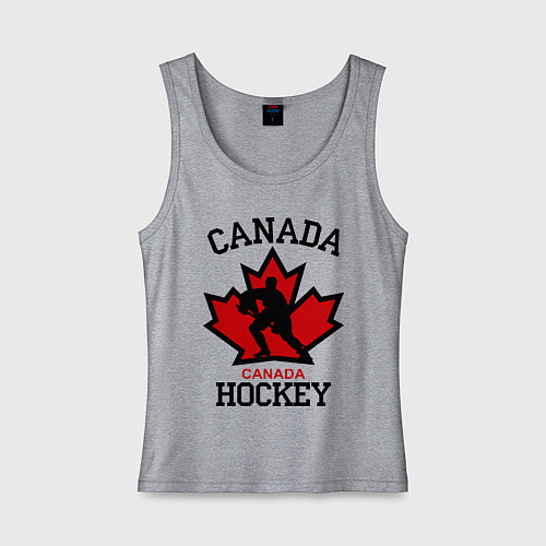 Женская майка Canada Hockey / Меланж – фото 1