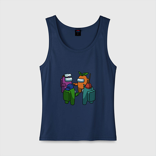 Женская майка NOT ME AMONG US / Тёмно-синий – фото 1