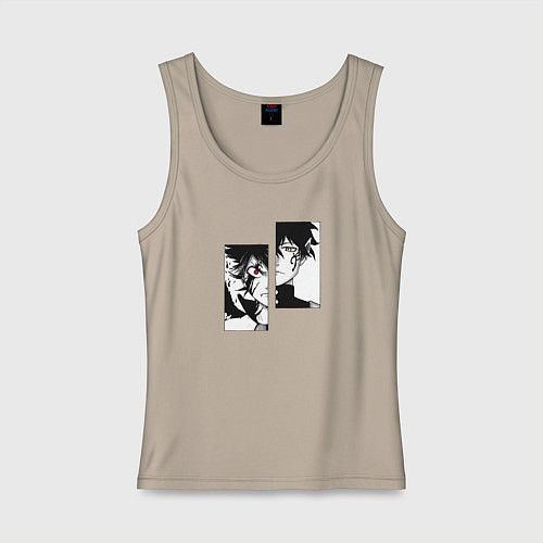 Женская майка Черный клевер / Миндальный – фото 1