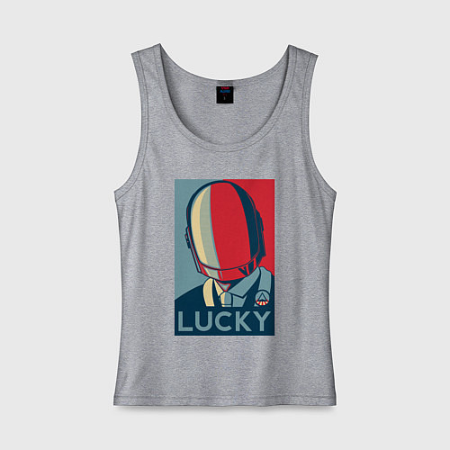 Женская майка Guy-Manuel Lucky / Меланж – фото 1