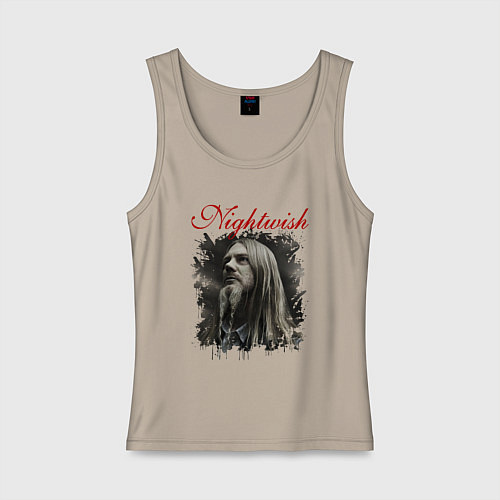 Женская майка Nightwish Найтвиш Марко Z / Миндальный – фото 1