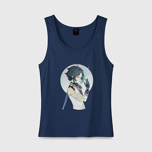 Женская майка Сяо / Тёмно-синий – фото 1