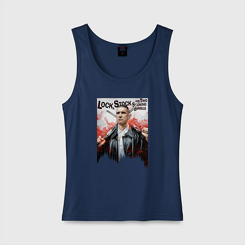 Женская майка Lock, Stock and Two Smoking Barrels Guy Ritchie / Тёмно-синий – фото 1
