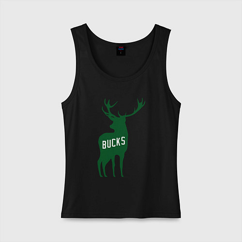 Женская майка NBA - Bucks / Черный – фото 1