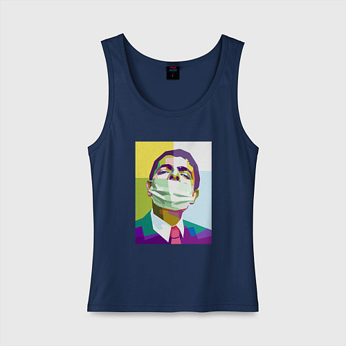 Женская майка Мистер Бин / Тёмно-синий – фото 1