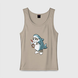 Женская майка Котоакула