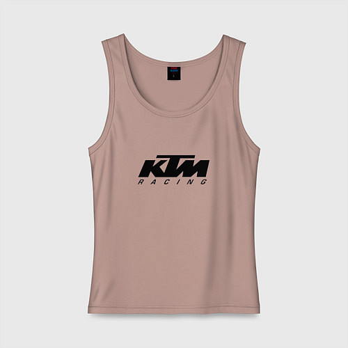 Женская майка КТМ МОТОКРОСС KTM RACING / Пыльно-розовый – фото 1