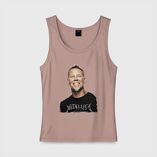 Женская майка James Alan Hetfield - Metallica / Пыльно-розовый – фото 1